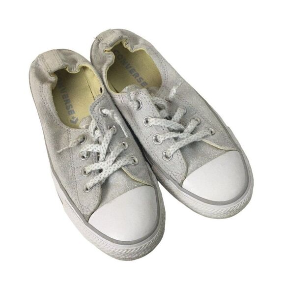 Converse All Star Women Grey Size 9.5 - Picture 2 of 6